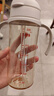 贝亲（Pigeon）自然成长翻盖直饮吸管 大童奶瓶330ml 经典款 18月+  AA278 实拍图