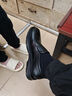 意尔康男鞋舒适套脚商务休闲皮鞋一脚蹬软底爸爸鞋 96343W 黑色41 实拍图