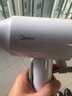 美的（Midea）1亿负离子电吹风 护发不伤发吹风机 大功率快干家用吹风筒FJ208极地白1800W  新年礼物 情人节礼物 实拍图