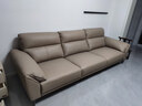 全友家居现代简约电动头层牛皮直排沙发大象耳朵真皮艺沙发客厅 实拍图