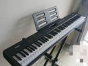 雅马哈（YAMAHA）88键电钢琴力度便携初学者电子琴专业考级成人幼师教学钢琴MIDI键 黑色标准款+88力度键蓝牙-2.2cm键宽成人推荐 礼包 实拍图