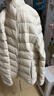 鸭鸭（YAYA）佟丽娅同款轻薄羽绒服女新款秋冬季休闲短款连帽轻便韩版排骨外套 米白色 XL 实拍图