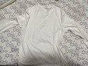 京东京造【液氨抗皱】t恤男男士t恤纯棉白小T衣服长袖 白色 2XL 实拍图