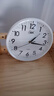 康巴丝（Compas）挂钟客厅静音走时简约石英钟表挂墙时钟 c2855 白色 26cm直径 实拍图
