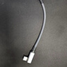 值计USB4全功能type-c数据线8K视频线PD240W快充电苹果安卓雷电4/3移动硬盘盒一线通40G连接弯头0.2米 实拍图