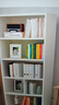 酷林书架落地简约书柜简易多层置物架客厅卧室储物收纳柜子 6层暖白色 实拍图
