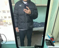 BOY LONDON【夜光序曲】黑色立领朋克90绒羽绒服冬男女外套N28063 黑色N28063 全新升级 XL 实拍图
