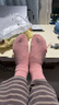 猫人3双装35%羊毛袜子女秋冬中筒毛圈袜加厚保暖袜睡眠袜女士月子袜 实拍图