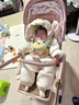 丸丫T9婴儿推车双向轻便可坐可躺折叠四轮避震新生儿高景观千禧粉 实拍图