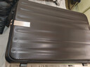 汉客行李箱男拉杆箱女旅行箱69升大容量24英寸墨玉黑镇店前侧开盖铝框 实拍图