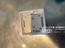 山泽 86型明装底盒 加厚通用接线盒/布线盒 面板底盒 明盒 86HS35 实拍图
