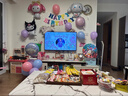 多美忆 生日场景布置女孩生日气球装饰儿童宝宝周岁快乐美乐蒂投屏套装 实拍图