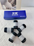 罗蒙（ROMON）袜子男士【100%纯棉10A抗菌】防臭袜秋冬季中筒商务黑色5双男袜 实拍图