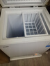 奥克斯（AUX）小冰柜家用小型冷藏柜冷冻柜两用冰柜小型租房家用小冰箱小型冷柜 铜管/136升级/可囤80斤肉/减霜80% 38L 实拍图