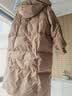 紫涵（ZIHAN）紫涵长款连帽羽绒服外套女2024年冬季新款防风防水过膝鸭绒面包服 实拍图