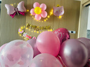多美忆生日场景布置女孩生日气球儿童道具氛围装饰快乐桌飘装扮粉色套餐 实拍图