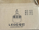 曼戈途夜市摆摊地摊户外LED充电灯泡应急家用工地照明超亮帐篷挂露营灯 24%选M35高亮800000W电显12-50时 实拍图