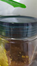 龙士达玻璃瓶密封罐 储物罐泡酒瓶泡菜瓶杂粮干果零食瓶 1L 3只装 蓝色 实拍图