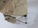 原始人（The Primitive）户外折叠椅露营椅子躺椅便携折叠月亮椅小凳子折叠凳钓鱼凳 热卖-经典款卡其【加大底座+绷带加固】 实拍图