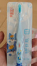 舒客宝贝儿童牙刷套装护齿软毛小刷头2-3-6-12岁底部带吸盘4支装颜色随机 实拍图