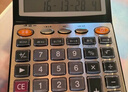 得力【超级爆款】12位金属面板语音计算器 水晶大按键大屏幕财务计算器 办公用品 中号 香槟金33560 实拍图