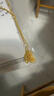 周六福18K金项链女肖邦链 彩金项链素链新年生日礼物 黄18K约0.8g-45cm 实拍图