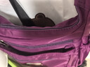 东选情人节中老年人女包包新款尼龙帆布单肩斜挎包女士背包中年妈妈包 紫色大号 实拍图