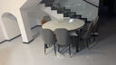 晨巢 岩板餐桌 实木餐桌椅组合现代简约可伸缩折叠吃饭桌子餐厅家具 黑白框架亮光雪山白-111皮椅 1.35米一桌六椅-12MM岩板厚度 实拍图