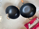 王源吉铁锅炒锅双耳老式家用圆底苏锅王无涂层龟纹大肚炒菜锅铸铁锅32cm 实拍图