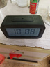 康巴丝（Compas）闹钟夜光聪明灯智能语音报时起床神器自动感光三组闹铃小闹钟儿童学生钟 2139 黑色充电款新年礼物 实拍图