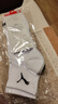 彪马彪马袜子男士中筒休闲运动棉袜3双装 黑色/浅灰/白色 均码(39/42) 实拍图