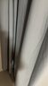京东京造黑胶浅灰窗帘 99%全遮光窗帘布飘窗卧室遮阳帘挂钩式 宽2*高2.7米 实拍图