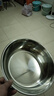【不锈钢】和面盆厨房烘焙家用火锅盆洗菜打蛋汤锅盆醒面盆料理盆 32cm【热卖款】不锈钢 和面盆 实拍图