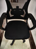 锦汐 电脑椅家用办公椅子靠背人体工学椅学习转椅老板座椅游戏电竞椅 【可后躺】黑框黑网 实拍图