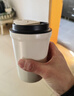 Vanow保温杯咖啡杯男女士陶瓷内胆高颜值学生便携水杯子 烟空白 实拍图