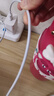 华为原装6A数据线 USB Type-A转USB Type-C/1m线长/支持66W（11V6A）充电 白色CC790 实拍图