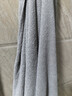 三利10A抗菌纯棉酒店浴巾男士大浴巾纯棉女生洗澡专用吸水大人浴巾灰 实拍图