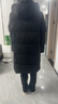 雪中飞秋冬新款时尚休闲舒适廓形男士“H”版型印花立领连帽羽绒服男 黑色|8056 L /175/96A 实拍图