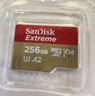 闪迪（SanDisk）256GB TF(MicroSD)内存卡 4K极速金卡A2 V30 U3行车记录仪 运动相机无人机 监控存储卡 读190MB/s 实拍图