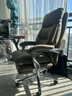 顾全电脑椅人体工学椅真皮办公椅可躺久坐舒适老板椅咖皮C570 实拍图