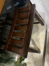 家逸实木凳子马鞍凳浴室凳洗澡椅子家用换鞋凳沙发凳老人卫生间板凳 实拍图
