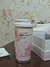 Vanow保温杯樱花女生咖啡陶瓷内胆吸管杯子闺蜜生日礼物家居馆水杯 实拍图