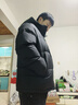 鸭鸭（YAYA）【255g充绒】羽绒服男短款加厚2025冬季新款时尚面包服保暖外套HG 黑色-YE4B008495W 【255g高充绒/男女同款】 2XL 实拍图