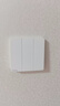 西门子开关插座 三开单控 奶油风大面板开关  皓彩米绒白5TA26321NC013P 实拍图
