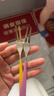 京东京造 叉子 水果叉牛排西餐餐具不锈钢食品用分餐【烤漆工艺】4只装 实拍图