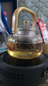 茶沿煮茶壶单壶玻璃烧水壶耐高温提梁壶明火泡茶水分离围炉养生花茶具 实拍图