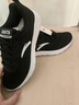 安踏女鞋运动鞋跑步鞋冬季皮面软底减震防滑旅游妈妈鞋黑色跑鞋 【网面透气】黑/白5526-1 37.5 实拍图