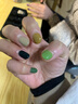 Miss Candy美甲套装显白指甲油免烤快干持久可撕拉绿色送礼 抹茶泡芙SC371 实拍图