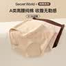 秘密世界（SecretWorld）高腰内裤女精梳棉15A抑菌全棉加长裆女士收腹裸感三角短裤秋冬 实拍图