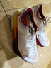 大鲶小鲶跑鞋男女鞋专业竞速跑步鞋大毛牛轻量化减震软底运动鞋 白红 39 晒单实拍图